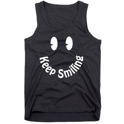 Devon Rodriguez Wearing Keep Smiling Tank Top