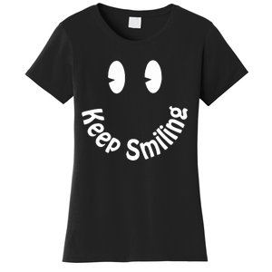 Devon Rodriguez Wearing Keep Smiling Women's T-Shirt