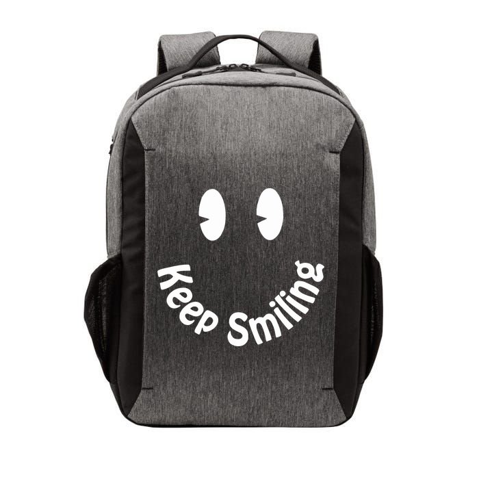 Devon Rodriguez Wearing Keep Smiling Vector Backpack