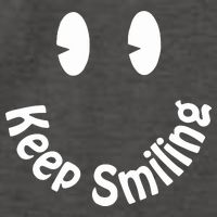 Devon Rodriguez Wearing Keep Smiling Vector Backpack