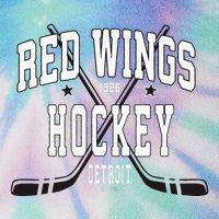 D.E.T.R.O.I.T Red Wings Stars Red Legacy Tie Dye Trucker Hat