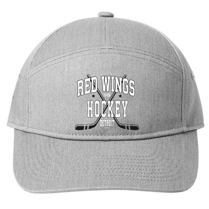 D.E.T.R.O.I.T Red Wings Stars Red 7-Panel Snapback Hat