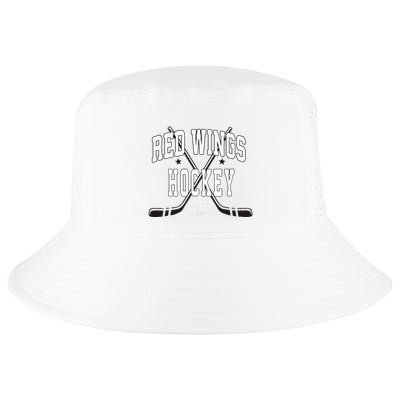 D.E.T.R.O.I.T Red Wings Stars Red Cool Comfort Performance Bucket Hat