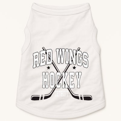 D.E.T.R.O.I.T Red Wings Stars Red Doggie Tank