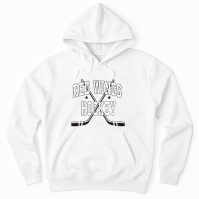 D.E.T.R.O.I.T Red Wings Stars Red Hoodie
