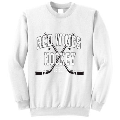 D.E.T.R.O.I.T Red Wings Stars Red Sweatshirt