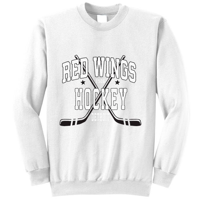 D.E.T.R.O.I.T Red Wings Stars Red Sweatshirt