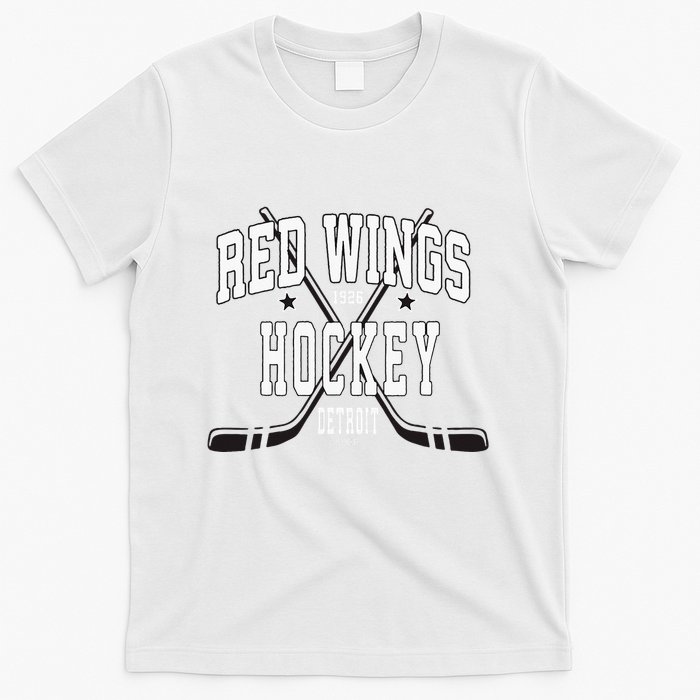 D.E.T.R.O.I.T Red Wings Stars Red T-Shirt