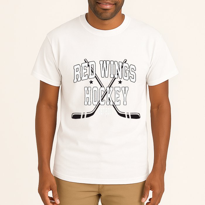 D.E.T.R.O.I.T Red Wings Stars Red Tall T-Shirt