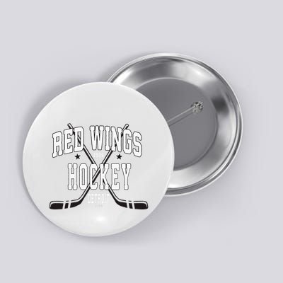 D.E.T.R.O.I.T Red Wings Stars Red Button