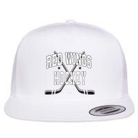 D.E.T.R.O.I.T Red Wings Stars Red Flatbill Hat
