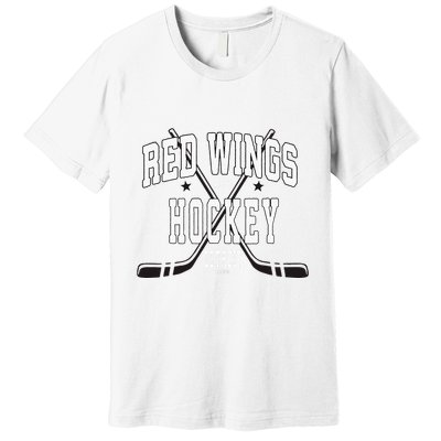 D.E.T.R.O.I.T Red Wings Stars Red Premium T-Shirt