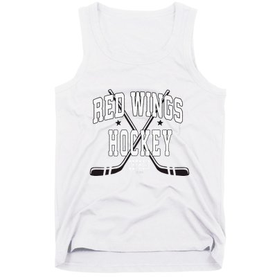 D.E.T.R.O.I.T Red Wings Stars Red Tank Top