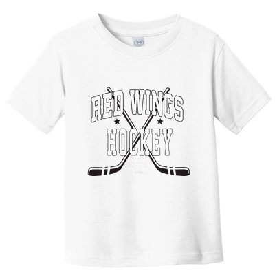 D.E.T.R.O.I.T Red Wings Stars Red Toddler T-Shirt