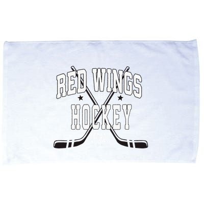 D.E.T.R.O.I.T Red Wings Stars Red Microfiber Hand Towel