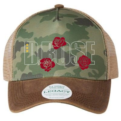 D. Rose With Three Yellow Stars Legacy Tie Dye Trucker Hat