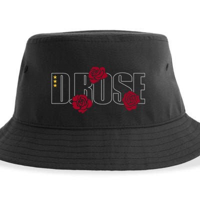 D. Rose With Three Yellow Stars Sustainable Bucket Hat