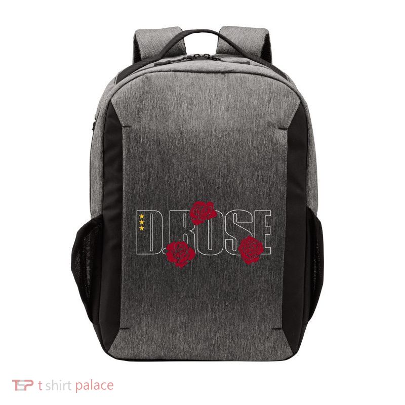 D. Rose With Three Yellow Stars Vector Backpack