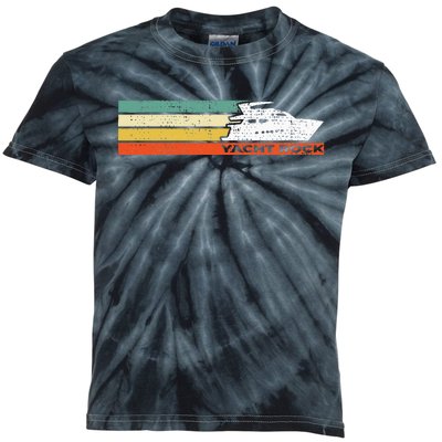 Distressed Retro Yacht Rock Kids Tie-Dye T-Shirt