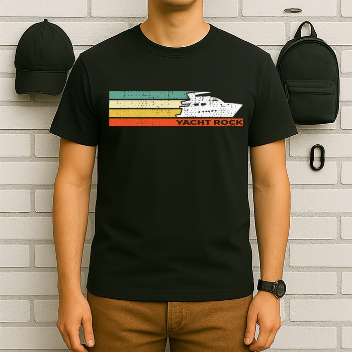 Distressed Retro Yacht Rock T-Shirt