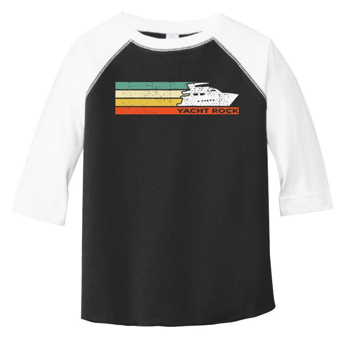 Distressed Retro Yacht Rock Toddler Fine Jersey T-Shirt