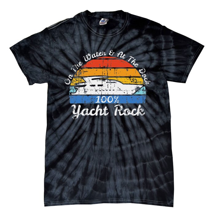 Distressed Retro Yacht Rock Tie-Dye T-Shirt