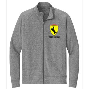 Dachshund Racing Yellow Stretch Full-Zip Cadet Jacket