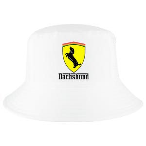 Dachshund Racing Yellow Cool Comfort Performance Bucket Hat