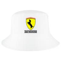 Dachshund Racing Yellow Cool Comfort Performance Bucket Hat