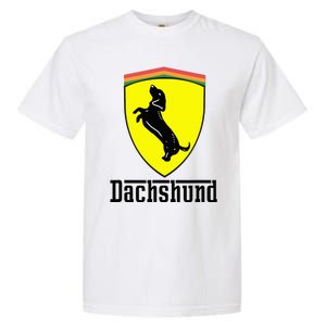 Dachshund Racing Yellow Garment-Dyed Heavyweight T-Shirt