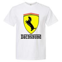 Dachshund Racing Yellow Garment-Dyed Heavyweight T-Shirt