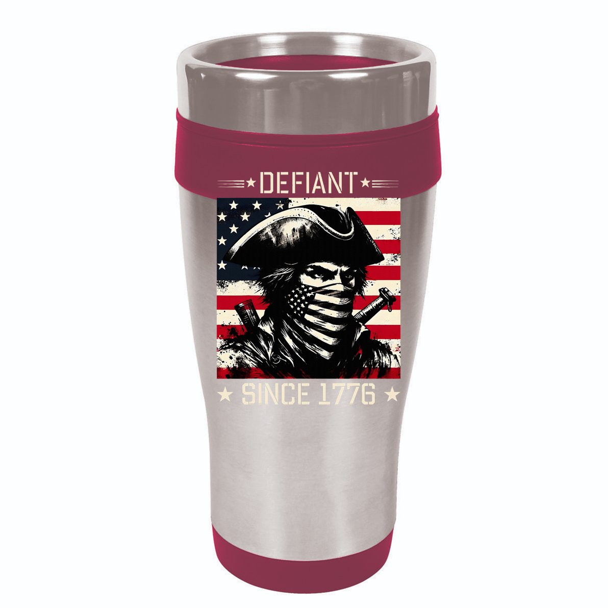Defiant Since 1776 Veterans Day 4th Of July Usa Flexfit Unipanel Trucker Cap