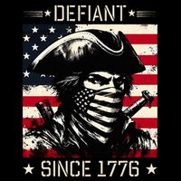 Defiant Since 1776 Veterans Day 4th Of July Usa Cooling Performance Crew T-Shirt