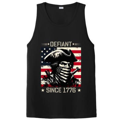 Defiant Since 1776 Veterans Day 4th Of July Usa PosiCharge Competitor Tank