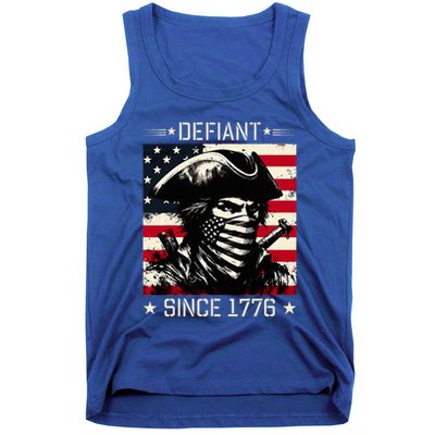Defiant Since 1776 Veterans Day 4th Of July Usa Tank Top