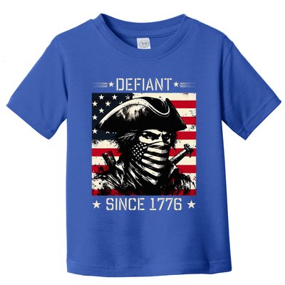 Defiant Since 1776 Veterans Day 4th Of July Usa Toddler T-Shirt