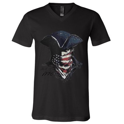 Defiant Since 1776 Gift V-Neck T-Shirt