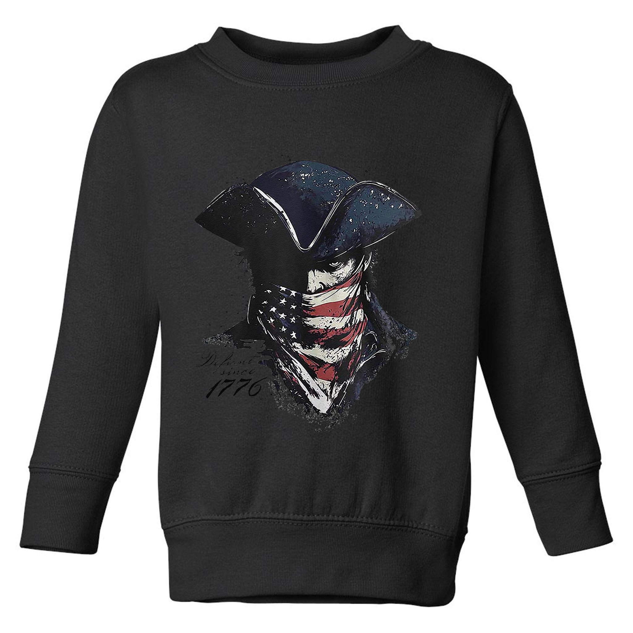 Defiant Since 1776 Gift Toddler Sweatshirt