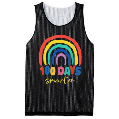 Days Smarter 100th Day 100 Days Smarter  Mesh Reversible Basketball Jersey Tank