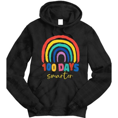 Days Smarter 100th Day 100 Days Smarter  Tie Dye Hoodie