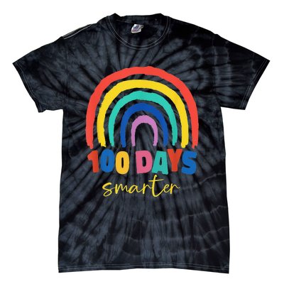 Days Smarter 100th Day 100 Days Smarter  Tie-Dye T-Shirt