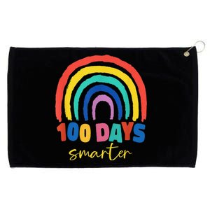 Days Smarter 100th Day 100 Days Smarter  Grommeted Golf Towel