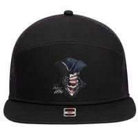 Defiant Since 1776 7 Panel Mesh Trucker Snapback Hat