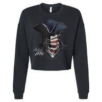 Defiant Since 1776 Cropped Pullover Crew
