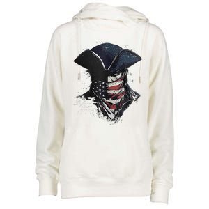 Defiant Since 1776 Womens Funnel Neck Pullover Hood