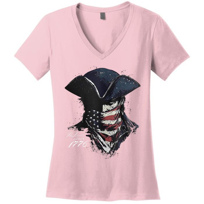 Defiant Since 1776 Women's V-Neck T-Shirt