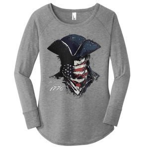 Defiant Since 1776 Women's Perfect Tri Tunic Long Sleeve Shirt