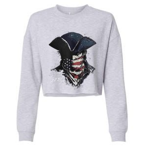 Defiant Since 1776 Cropped Pullover Crew