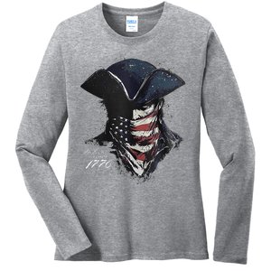 Defiant Since 1776 Ladies Long Sleeve Shirt