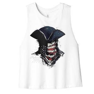 Defiant Since 1776 Women's Racerback Cropped Tank